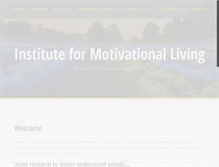 Tablet Screenshot of motivationalliving.com